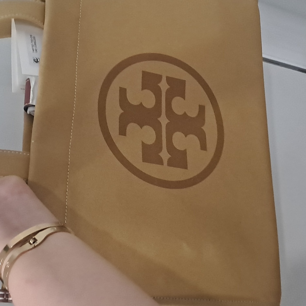 TORY BURCH Ella Canvas Tote Bag - Picture 5 of 12